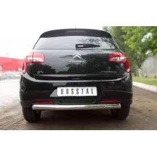 Защита заднего бампера 76 мм для Citroen C4 Aircross 2012-2018