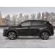 Пороги труба с накладками 76 мм вариант 1 для Hyundai Tucson 2018-2021 артикул HTT-0031011