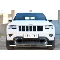 Защита передняя двойная 76-57 мм для Jeep Grand Cherokee 2013-2017