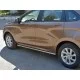 Пороги труба 42 мм вариант 1 для Lada XRay 2016-2022 артикул LXRT-0023901
