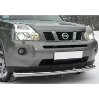 Защита переднего бампера 57 мм для Nissan X-Trail 2007-2011