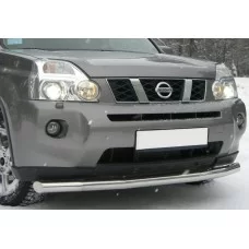 Защита переднего бампера 57 мм для Nissan X-Trail 2007-2011