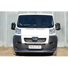 Защита переднего бампера 76 мм для Peugeot Boxer 2006-2024