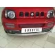 Защита передняя двойная 57-42 мм для Suzuki Jimny 2005-2011 артикул SJZ-000301