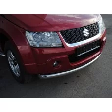Защита переднего бампера 76 мм для Suzuki Grand Vitara 2008-2011