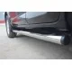 Пороги труба 76 мм с накладками вариант 2 для Toyota RAV4 2010-2013 артикул TRT-1001512