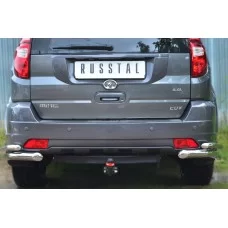 Защита задняя двойные уголки 57-42 мм для Great Wall Hover H3 2010-2014