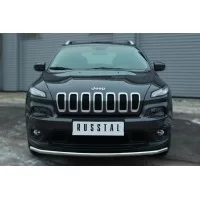 Защита переднего бампера 42 мм для Jeep Cherokee 2014-2018