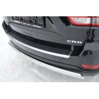 Защита заднего бампера овальная 75х42 мм для Jeep Grand Cherokee 2010-2013