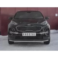Защита переднего бампера 42 мм секции для Kia Sportage 2018-2024