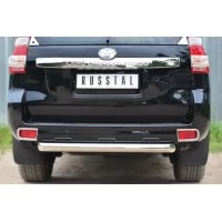 Защита заднего бампера 76 мм для Toyota Land Cruiser 150 2013-2017