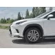 Защита передняя двойная 42-42 мм секции-дуга для Lexus NX-300 2017-2021 артикул LNX3Z-002935