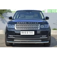 Защита передняя двойная 57-42 мм для Land Rover Range Rover 2012-2024