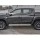 Пороги с площадкой алюминиевый лист 42 мм вариант 1 для Mitsubishi L200 2019-2024 артикул ML2L-0032671