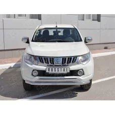 Защита переднего бампера 57 мм для Mitsubishi L200 2015-2019