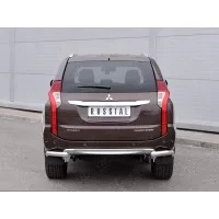 Защита задняя уголки 57 мм для Mitsubishi Pajero Sport 2016-2020