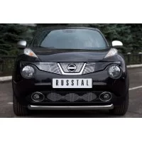 Защита переднего бампера 76 мм для Nissan Juke 2010-2018