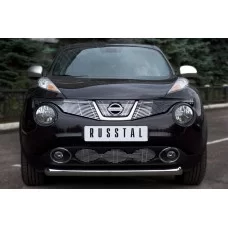 Защита переднего бампера 76 мм для Nissan Juke 2010-2018