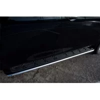 Пороги труба 42 мм для Nissan Patrol 2010-2013