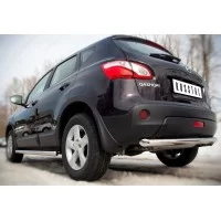 Защита заднего бампера 57 мм для Nissan Qashqai 2010-2014