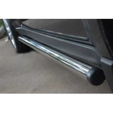 Пороги труба 57 мм 2 вариант для Subaru Forester SH 2008-2013