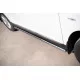Пороги труба 57 мм вариант 3 для Toyota Highlander 2010-2014 артикул THT-0007373