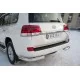 Защита задняя уголки 76 мм для Toyota Land Cruiser 200 2015-2024 артикул TLCZ-002170