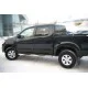 Пороги труба 76 мм с накладками вариант 3 для Toyota Hilux 2008-2015 артикул TLT-0000083