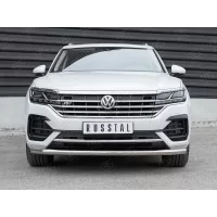 Защита переднего бампера 57 мм секции (кроме 2.0 TSI) для Volkswagen Touareg 2018-2024