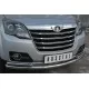 Защита передняя двойная 57-42х2 мм турбодизель для Great Wall Hover H3 New 2014-2015 артикул GWH3Z-0019381