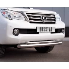 Защита передняя двойная 76-42 мм для Lexus GX460 2010-2013
