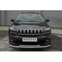 Защита передняя двойная 57-42 мм для Jeep Cherokee 2014-2018