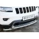 Защита передняя двойная с клыками 76 мм для Jeep Grand Cherokee 2013-2017 артикул JGCZ-001528