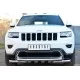 Защита передняя двойная с клыками 76 мм для Jeep Grand Cherokee 2013-2017 артикул JGCZ-001528