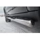 Защита штатных порогов 76 мм с накладкой вариант 3 для Jeep Grand Cherokee 2010-2013 артикул JGT-0011957