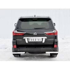 Защита задняя уголки 57 мм для Lexus LX-570/450d 2015-2024