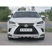 Защита передняя Shark 57-57 мм для Lexus NX-300 2017-2021