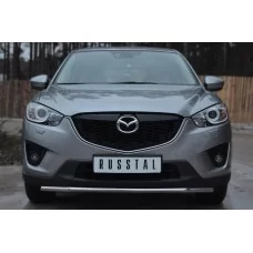 Защита переднего бампера 42 мм для Mazda CX-5 2011-2015