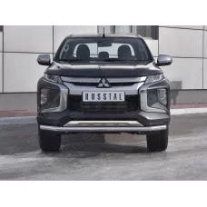 Защита переднего бампера 57 мм для Mitsubishi L200 2019-2024
