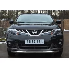 Защита переднего бампера 57 мм 5 секций для Nissan Murano 2010-2016