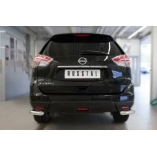 Защита задняя уголки 57 мм для Nissan X-Trail 2015-2018