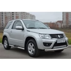 Защита переднего бампера 76 мм для Suzuki Grand Vitara 2012-2015