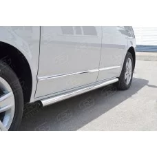 Порог труба 57 мм правый вариант 2 для Volkswagen Caravelle/Multivan/Transporter 2015-2024