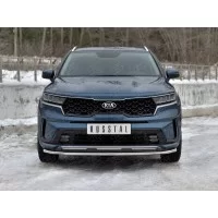 Защита переднего бампера  42 мм для Kia Sorento 2020-2024