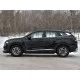 Пороги труба 57 мм, вариант 1 чёрные для Kia Sportage 2021-2024