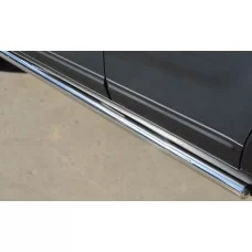 Пороги труба 57 мм вариант 3 для Hyundai H-1 Starex 2007-2018