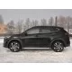 Пороги с площадкой алюминиевый лист 42 мм вариант 2 для Hyundai Tucson 2018-2021 артикул HTL-0030992
