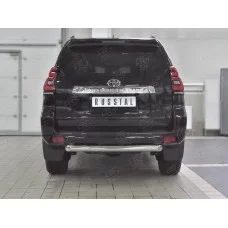 Защита заднего бампера 76 мм для Toyota Land Cruiser Prado 150 2017-2020