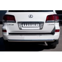 Защита заднего бампера 76 мм для Lexus LX-570 2012-2015