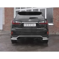 Защита задняя уголки 57 мм для Lexus RX Long 2018-2024